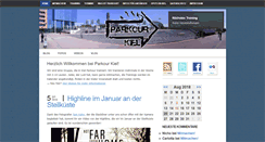Desktop Screenshot of parkour-kiel.de